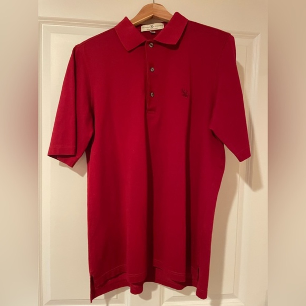 Fairway & Greene Mens Red Polo Golf Shirt. 100% Cotton. Size M. Barely worn.